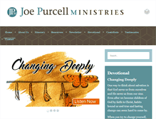 Tablet Screenshot of joepurcell.org